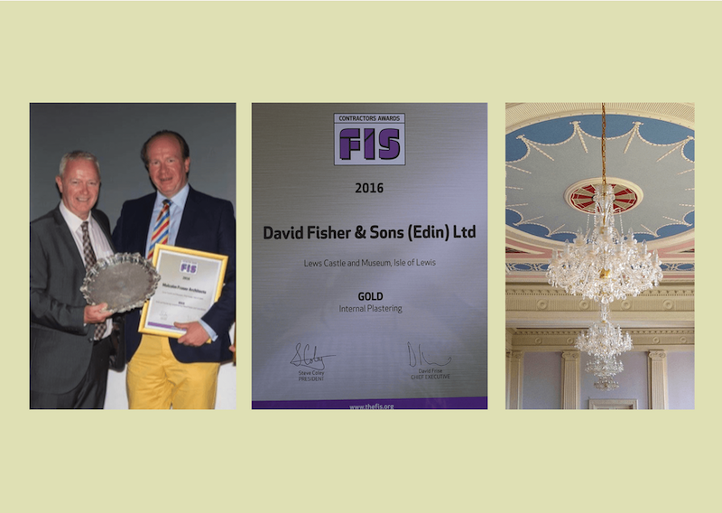 Winning our 2016 Award for Lews Castle