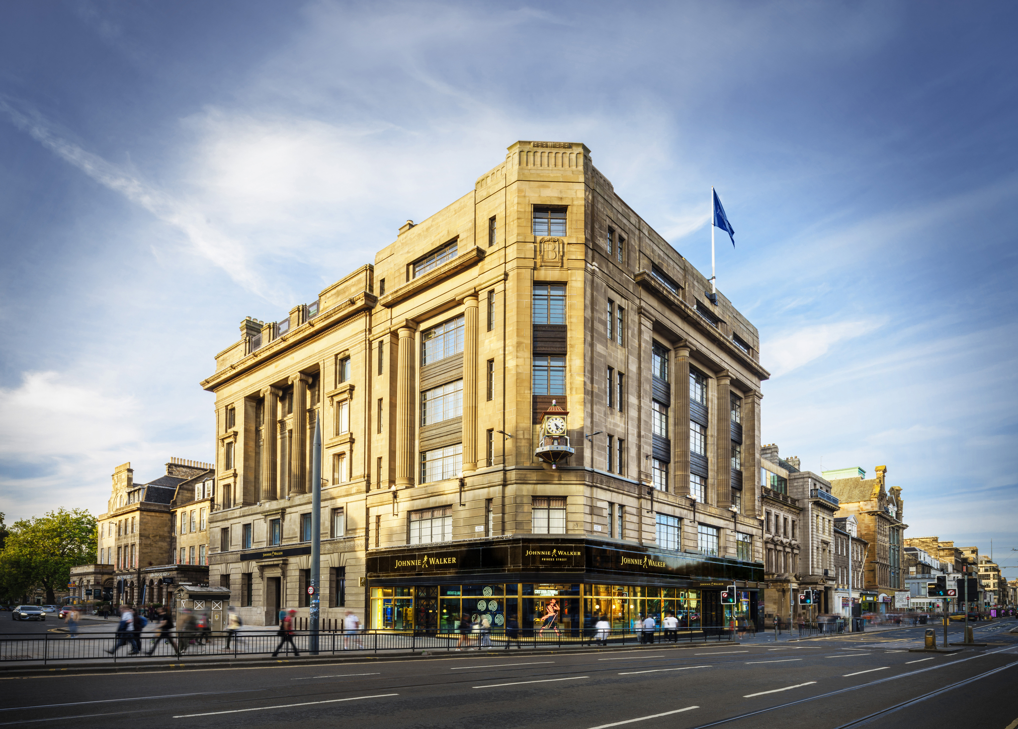 David Fisher and Sons (Edinburgh) Ltd were involved in the making of Johnnie Walker Princes Street